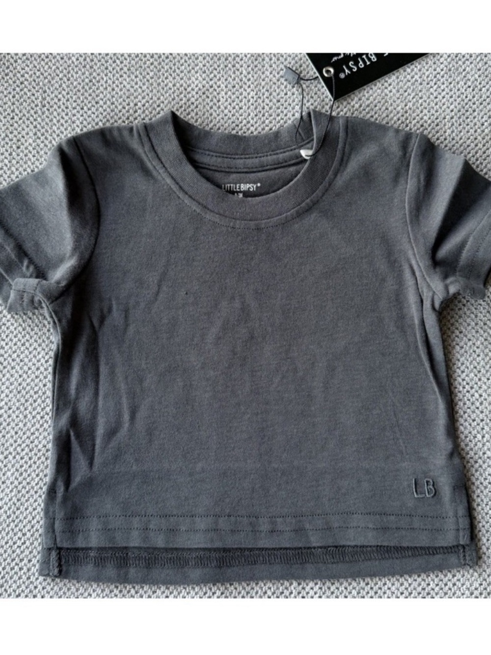 Little Bipsy Elevated Tee 3-6m Shadow Baby Shirt NWT